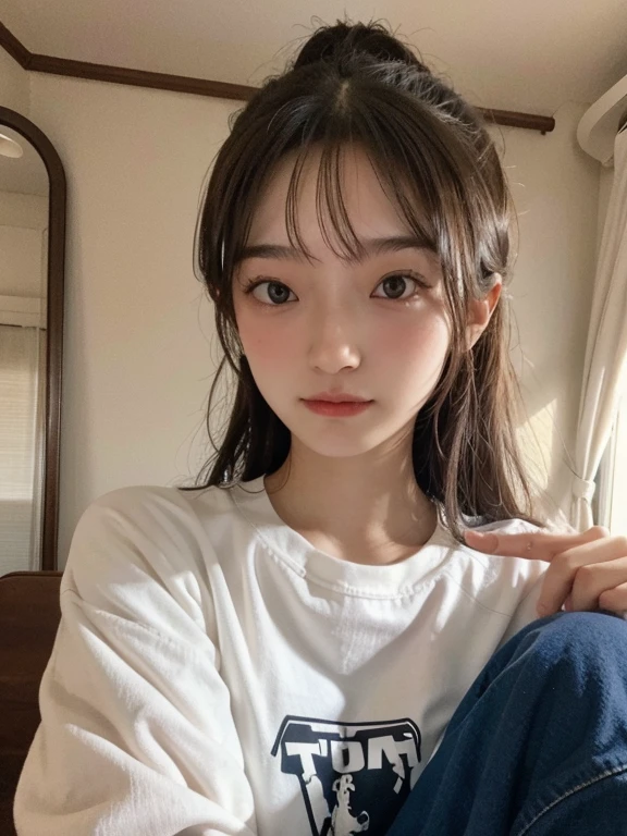 cat, girl,