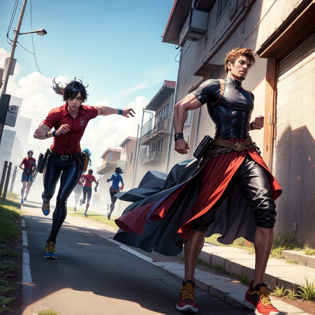 Character running to the right.