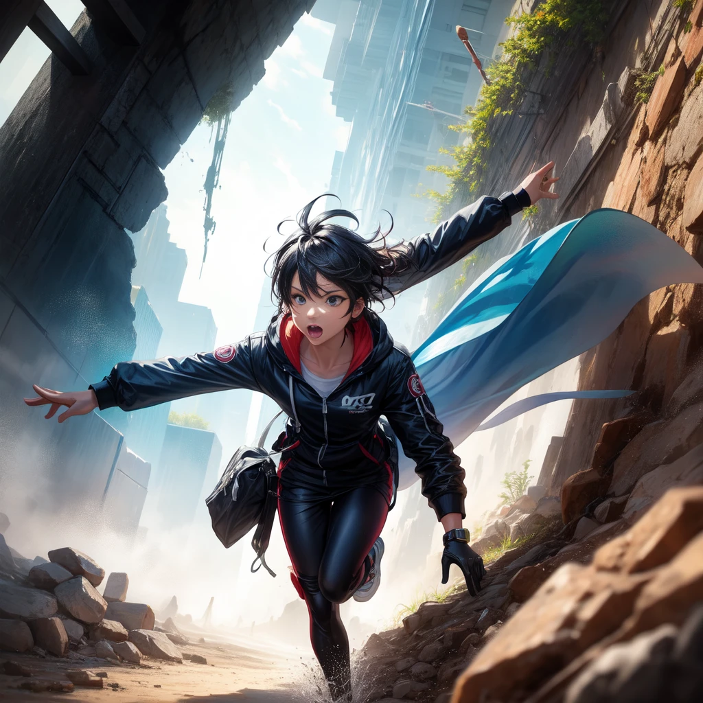 Character running to the right.