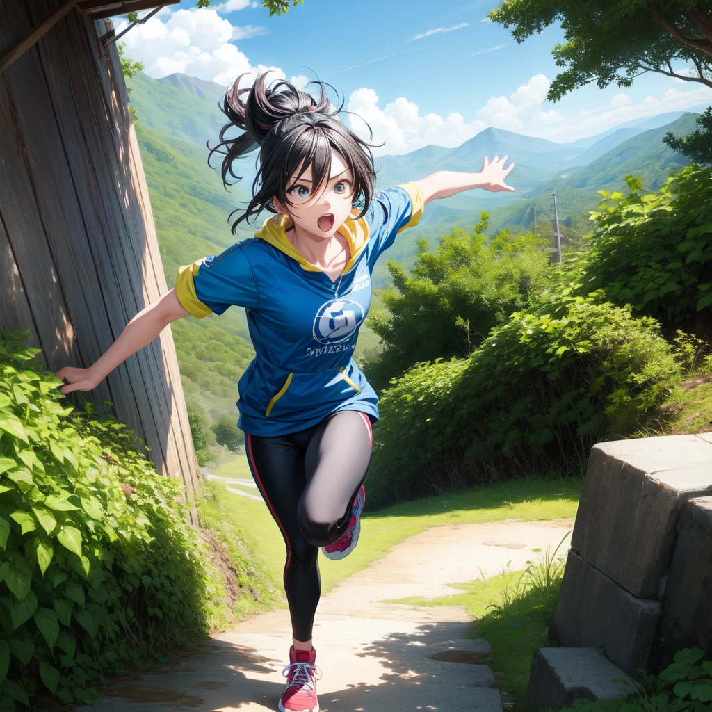 Position 2D, Character running to the right.
