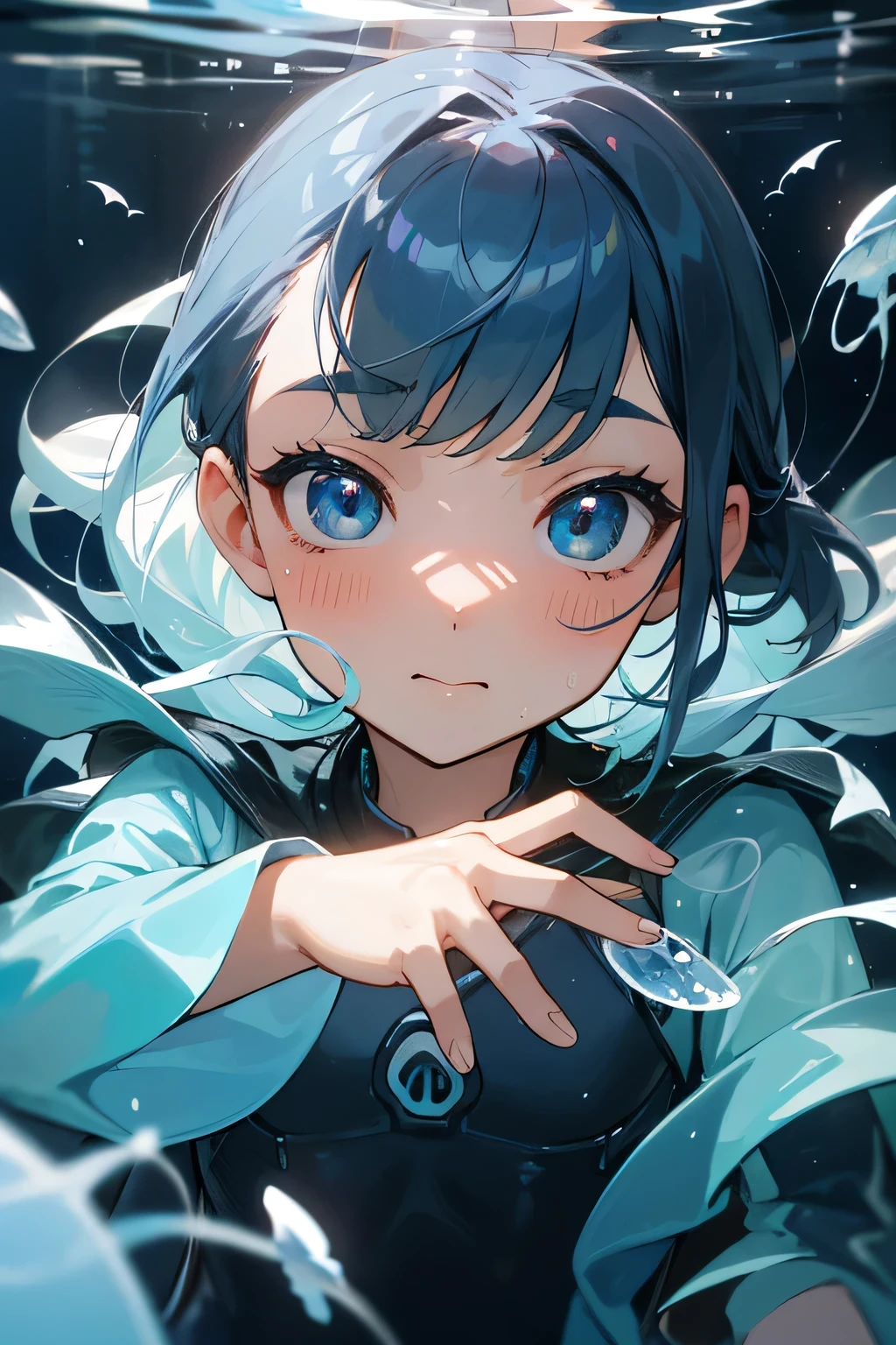 highest quality、High resolution、Detailed Background、(Beautiful face in every detail:1.4)、Anatomically correct、(Draw the usual number of fingers:1.2)、(Detailed facial expressions)、(Detailed eyes:1.2)、(Detailed eyes:1.2)、Beautiful, smooth skin、Teenage beauty、(Highly detailed face:1.4)、Cute color hair color、ponytail、Bobcut、Braided long hair、Wavy Hairstyle、well-groomed eyebrows、Aquarium、Full Coverage Swimsuits、Wetsuits、Vulcanisuit、Cowboy Shot、
Aquariums often have penguin exhibits.、
The penguins' swimming and diving movements underwater are particularly adorable.、
Watching the penguins play in the water is so cute and heartwarming.、
The aquarium may have a touch pool.、
There you can touch creatures such as sea stars and rays.、
Many aquariums regularly hold dolphin shows, which are fun events for both adults and children.、
Dolphins' advanced tricks and jumps、I am fascinated by their cuteness as they watch the underwater dance.、
In the jellyfish exhibit, the colorful jellyfish swimming gracefully can be seen as both fantastical and adorable.、The jellyfish, especially when illuminated in a dark space, are beautiful and adorable.