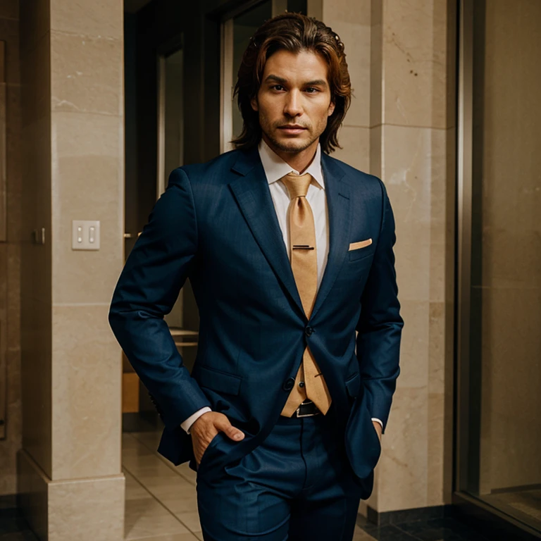 lion in suit