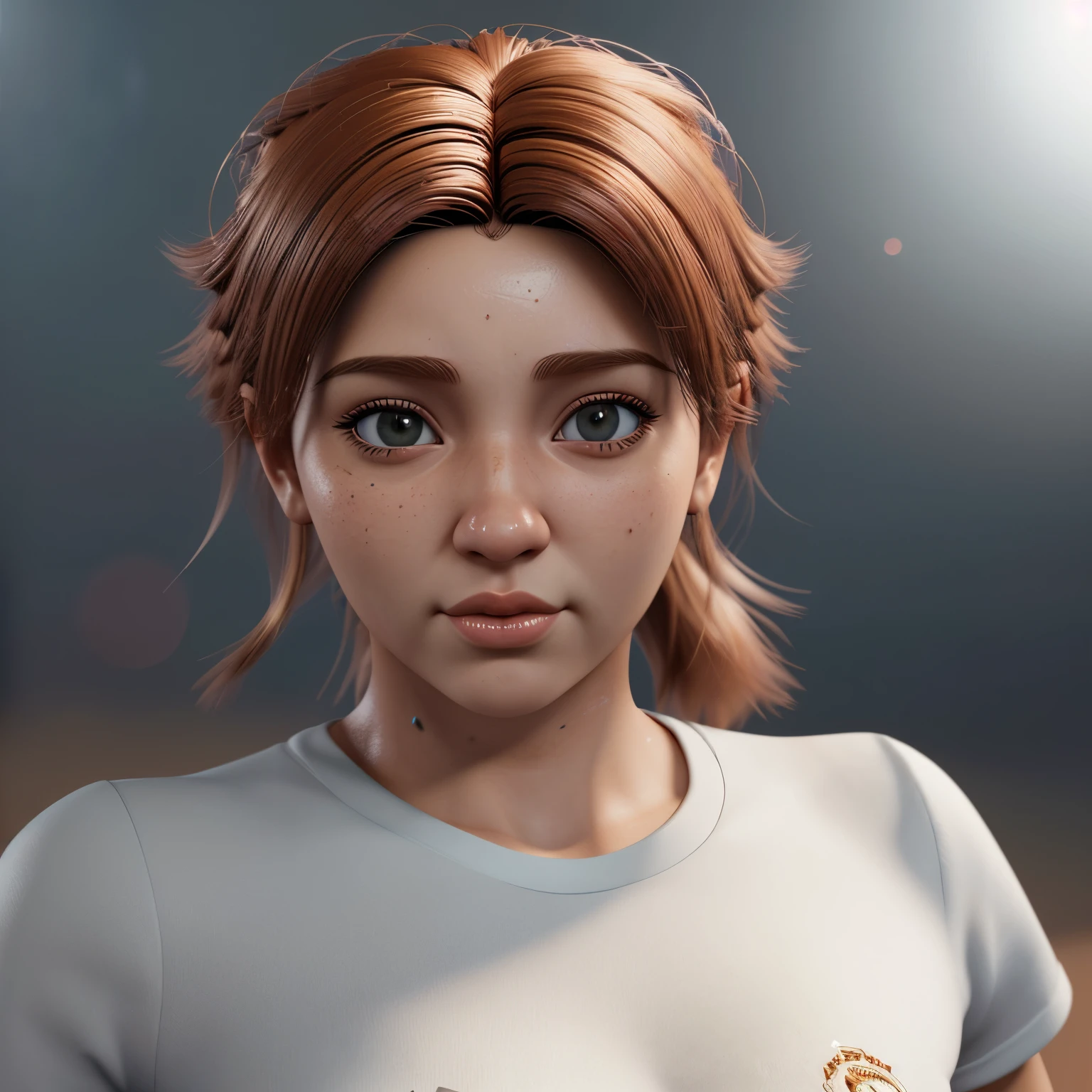 Personaje de dibujos animados de un hombre de cabello rizado y camiseta del equipo real madrid, animation character, personaje estilizado, animation style rendering, 3D estilizado, Arnold Maya renderizado, Render 3D estilizado, Toon render keyshot, Personaje 3D, Personaje 3D, Stylized 3D rendering, renderizado de personajes 3d, personaje animado, Close-up character, Pose del personaje, (Estilo Pixar) (parte maestra:1.2) (bokeh) (mejor calidad) (piel detallada) (textura detallada) (8k) (arcilla) (cinematic lighting) (Sharp focus