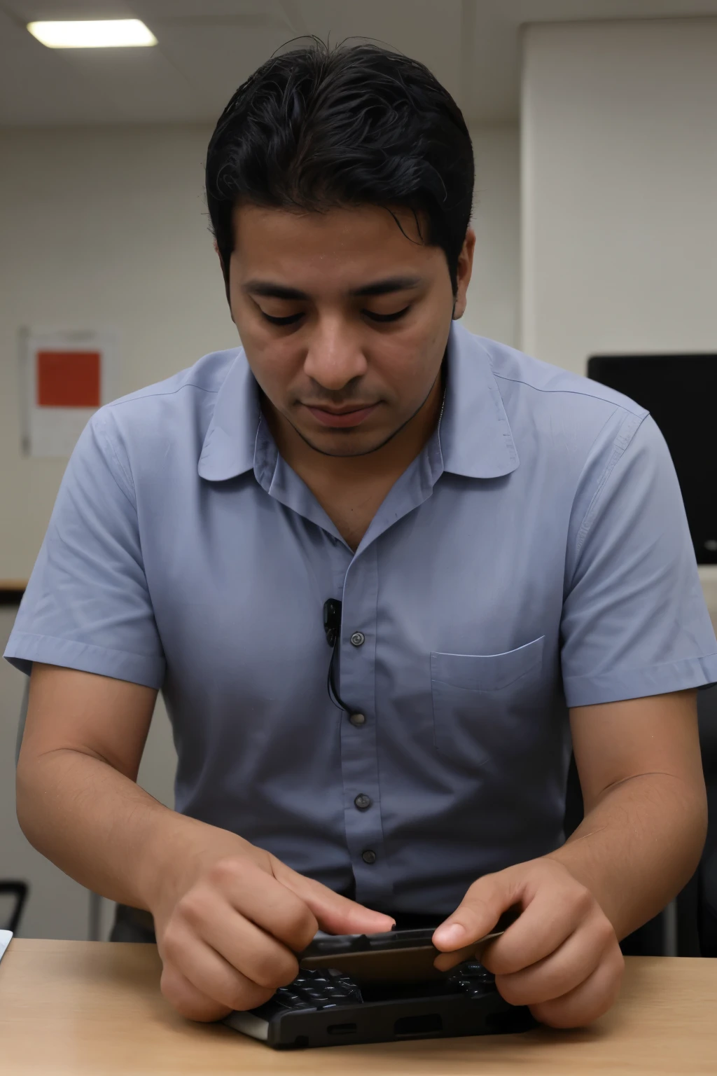 Juan begins to experience the benefits of technology in his daily work.