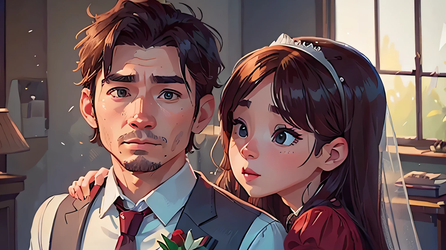 a man married to a woman, high quality 8k cinematic