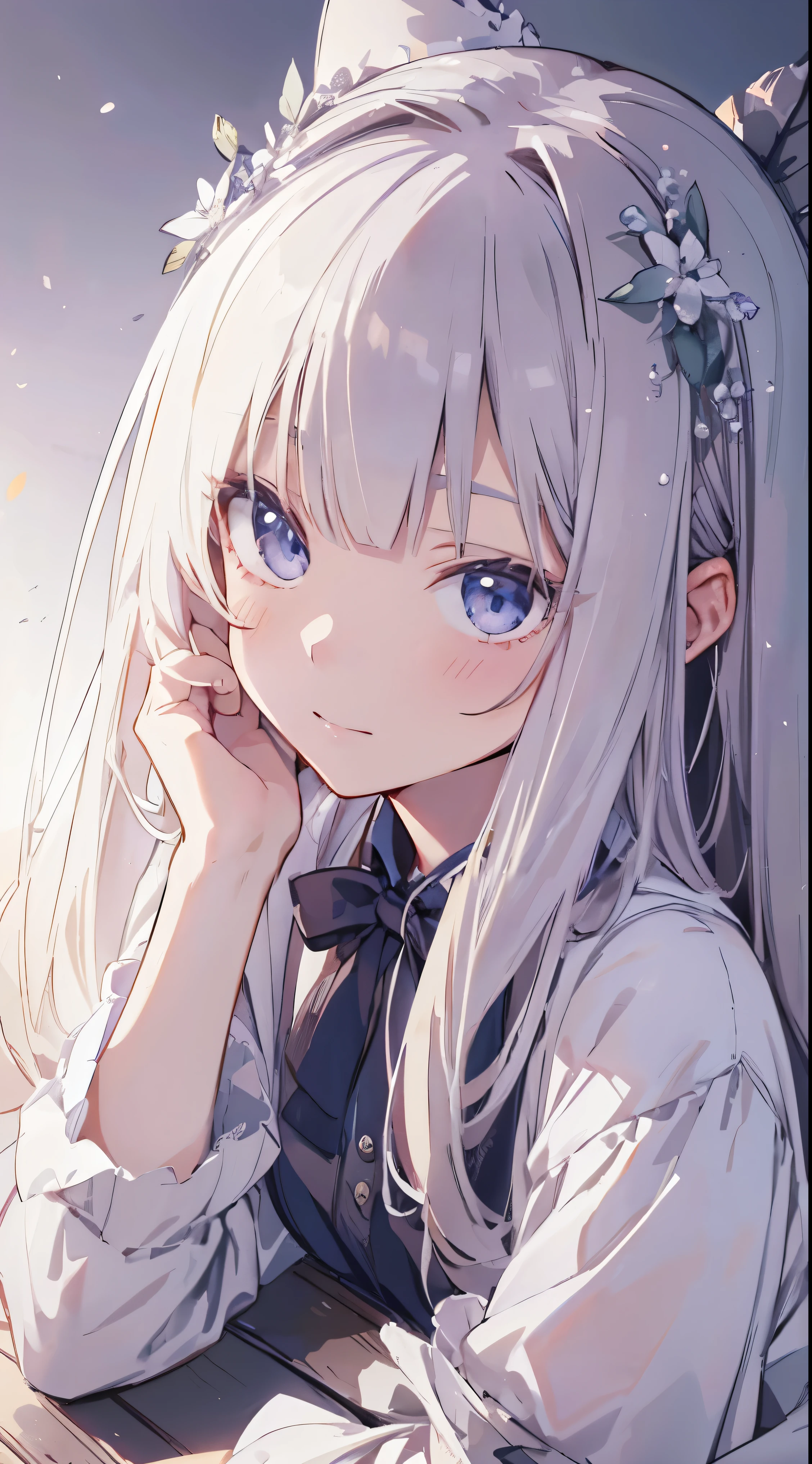 Masterpiece、Highest quality、highest quality、(((Lori)))、 ((((Petite))))、Shiny hair quality、Small face、Super detailed, beautiful, wide eyes、Ultra-detailed, clear and beautiful faces、(cute illustration:1.2), High-resolution, ultra-detailed, best quality, embarrassed、Thighs