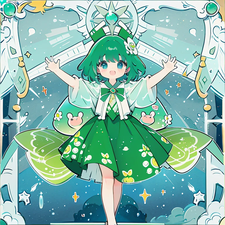 Happy frog girl normal
