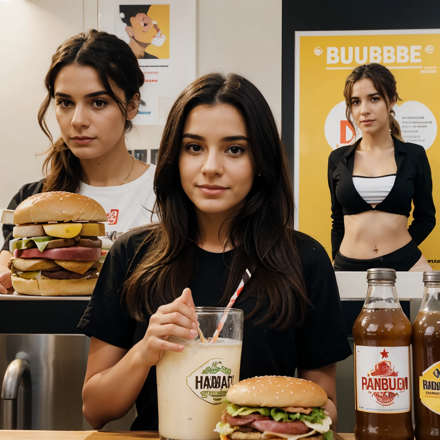 Publicidade para hamburgueria