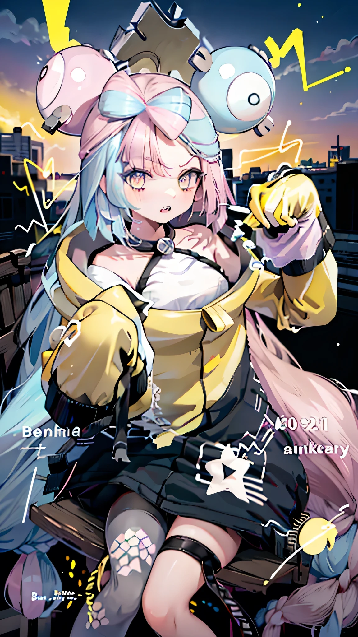 pokemoniono, pokemon iono, Blue Hair, Bow-shaped hair, character hair ornaments, hair ornaments, Long Hair, low-tied Long Hair, Multicolored Hair, Pink Hair, Sharp teeth, Split Color Hair, Twin tails, Two-tone hair, (Pink Eyes:1.5), Open your mouth,
break asymmetrical legwear, Bell, Bow-shaped hair, character hair ornaments, Hexagon print, Larger clothes, pantyhose, single leg pantyhose, Split Color Hair, Jacket, (yellow Jacket:1.5),
break looking at viewer, Upper Body, whole body, break outdoors, nature, null,
break (masterpiece:1.2), highest quality, High resolution, unity 8k wallpaper, (figure:0.8), (Beautiful fine details:1.6), Highly detailed face, Perfect lighting, Highly detailed CG, (Perfect hands, Perfect Anatomy), 1boy, ?????, (in car), sitting on seat, ((handjob)), (eject cum), ((cum to hand)), evil grin,