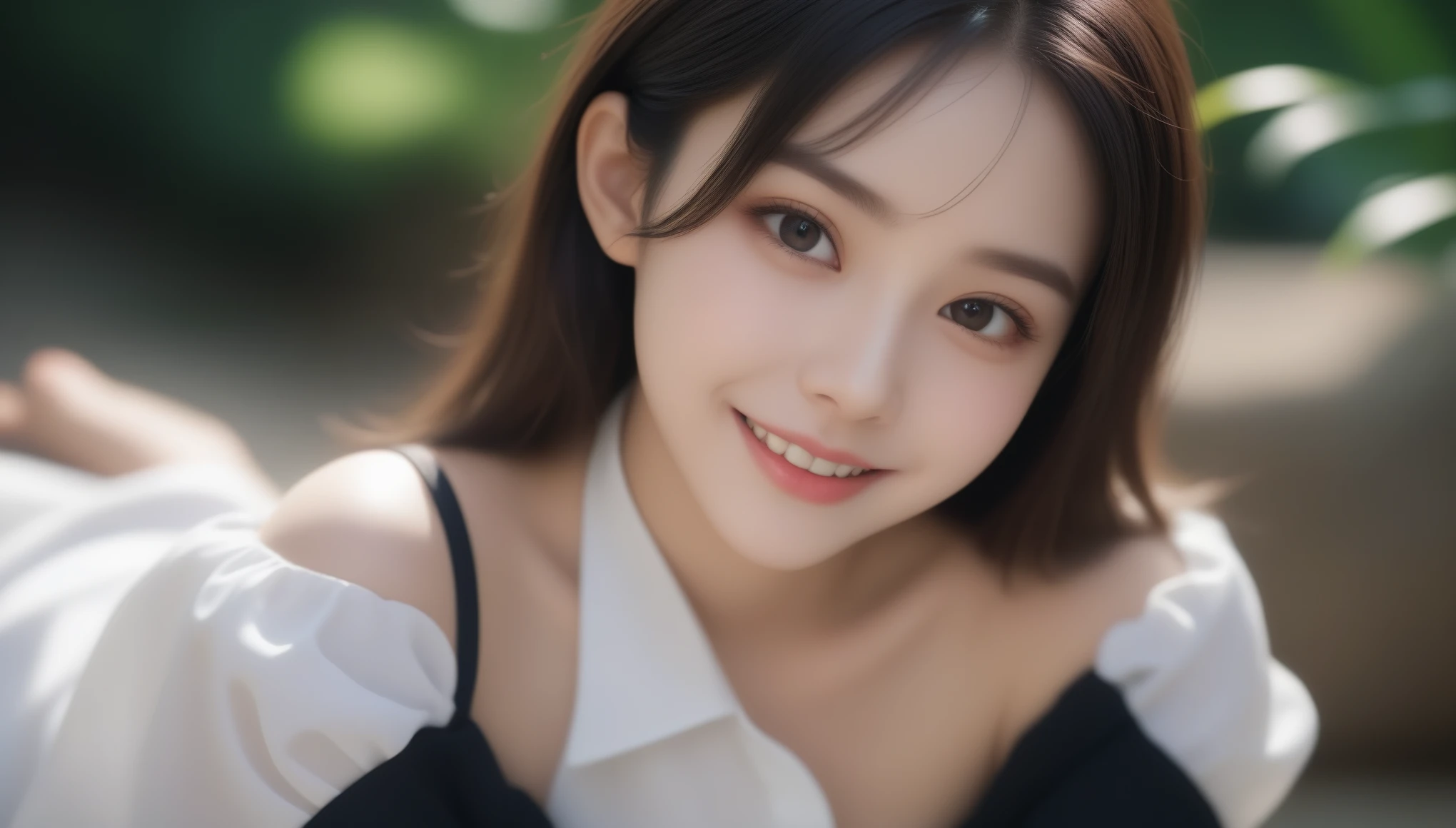 8K, 超High resolution, highest quality, masterpiece, 超Realisticな, photograph, girl1名, (:1.3), かわいいgirl, Cute face, Beautiful eyes in every detail, 細かくdetailedに, 16, girl, le apart, Black Stockings, (highest quality, 4K, 8k, High resolution, masterpiece:1.2), 非常にdetailedな, (Realistic, Realistic, photographのようにリアル:1.37), Sports Late, Vibrant colors, Dramatic lighting, ((Spread your thighs))、Sexy pose、See through 、Look at the audience、beauty,Long neck、Smile a little、Please close your mouth and laugh、(((Ideal body proportions))),A cup small breasts :2,、Portraiture:2、Perfect Anatomy、Vivid details、detailed、超Realisticな、Light and shadow,Strong light,Fashion magazine cover,Thin lips