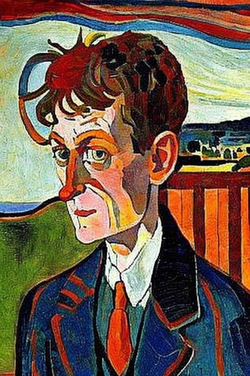 Edvard Munch、bacon、Egon Schiele&#39;s artistic styles come together in one unique work