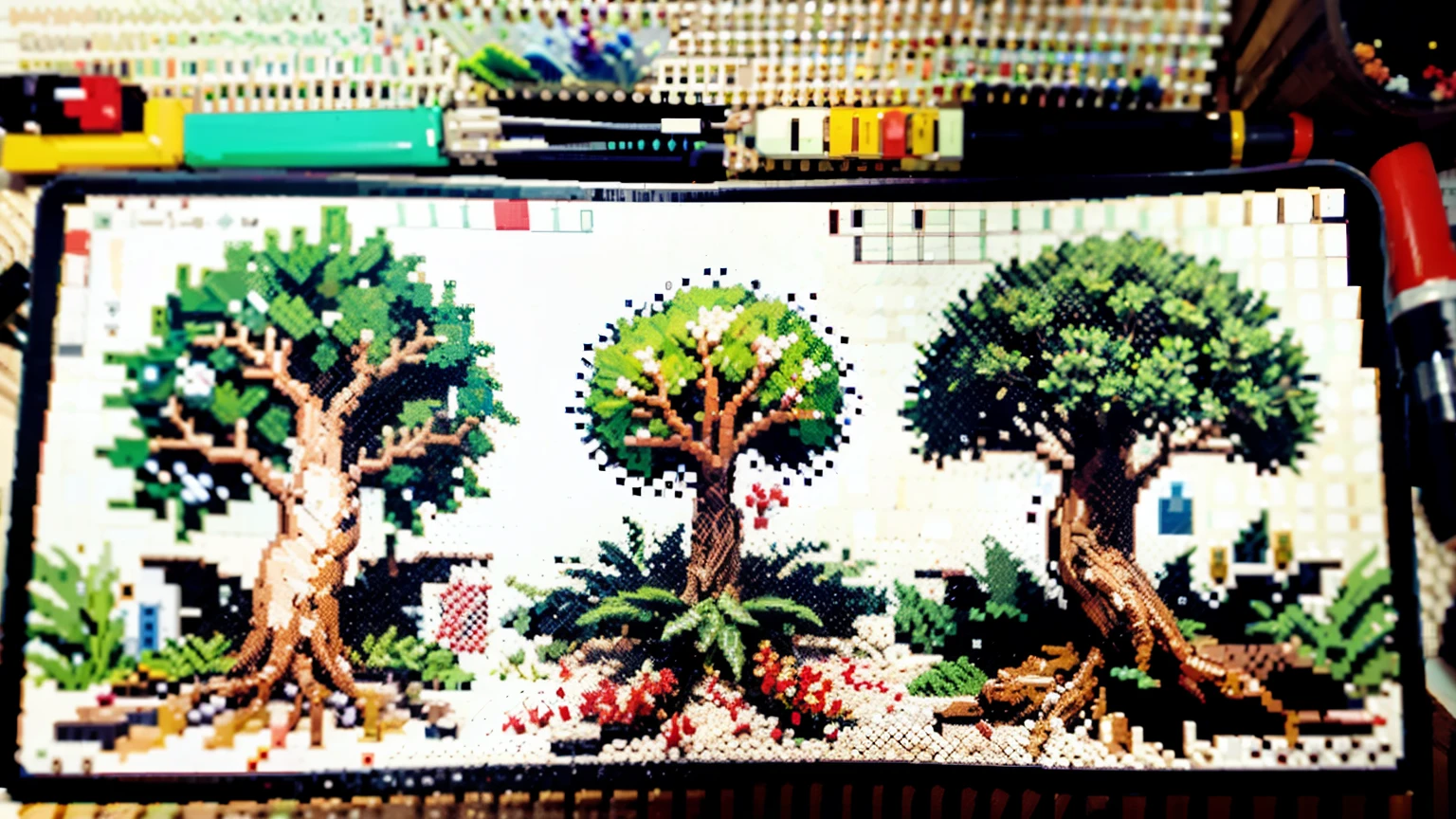 cartoon pixel art, illustration pixelart, paint pixel-art, crescimento de raizes em sementes, low quality, pixel art, germination , raizes, root fixation in the soil, anatomia vegetal, illustration, semente com raiz