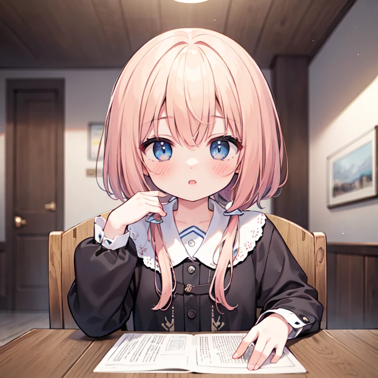 (Very detailed:1.3),(Very detailedな:1.2),(最high quality:1.2),(Tabletop:1.2), (alone), (One Girl),High resolution、High resolution、masterpiece、high quality,child&#39;Body,Beautiful lighting,Anime Shading, Point to your audience,mesugaki,Point here。A mocking smile。belly button。Detailed Background。