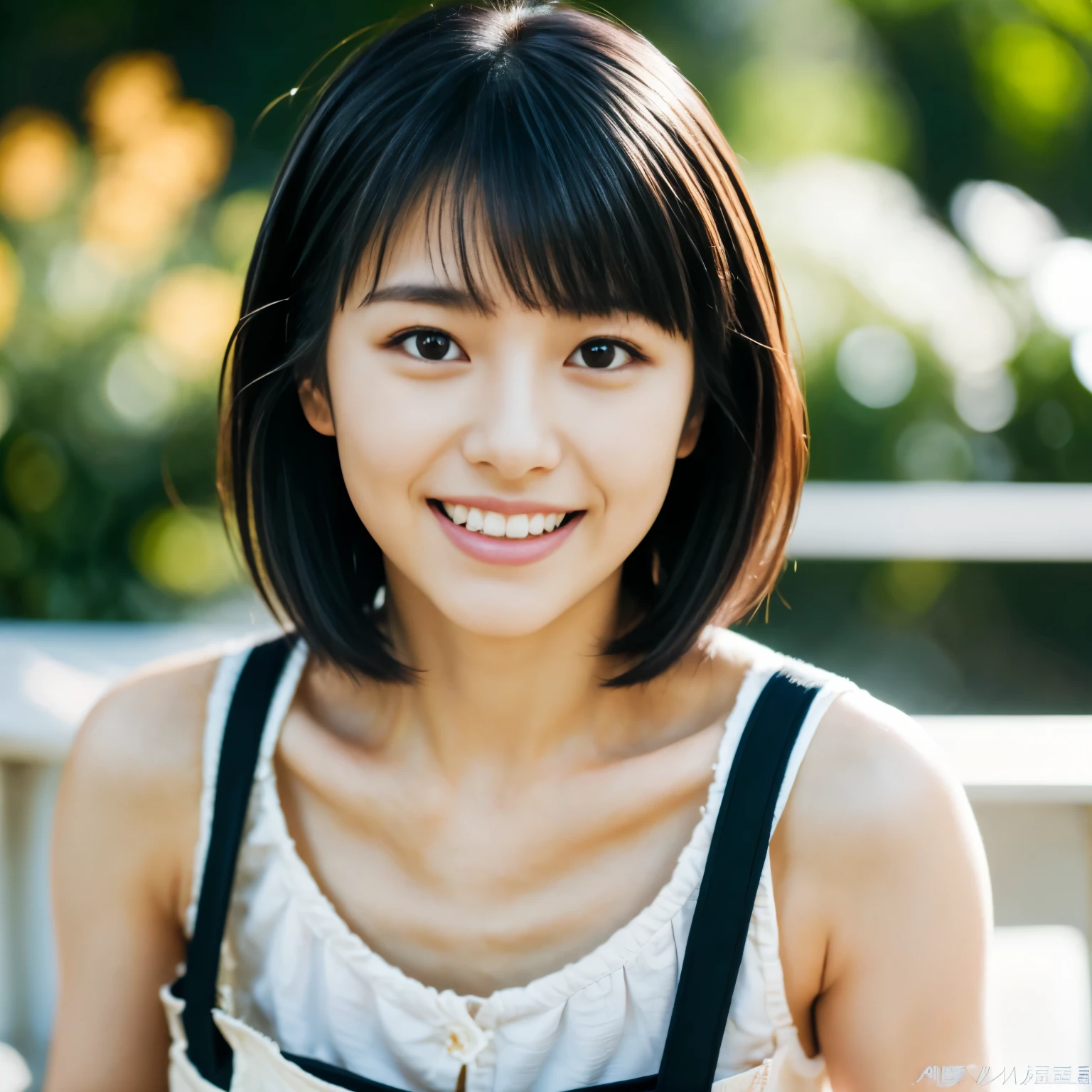 (highest quality,8K quality,masterpiece:1.3),(超A high resolution,Photorealistic:1.4,RAW Photos),(Very detailed,Caustics,Detailed Background),(Ultra-Realistic Capture,Fine and beautiful skin,Perfect Anatomy),Japanese Girl, School classroom,16 years old,(cute), Idol Style, Black Hair, Mid-length straight tote hair,Bob, Female student, White teeth, ,looking at the camera, Bust up shot,Natural soft light, portrait