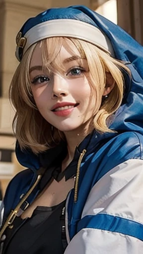 Bridget Guilty Gear whole body Blonde Baby Face smile