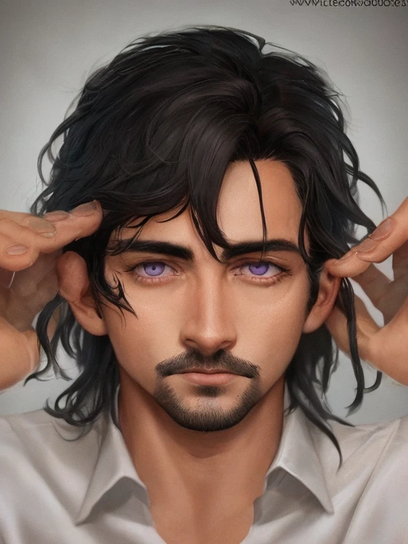Ojos de hombre adulto 