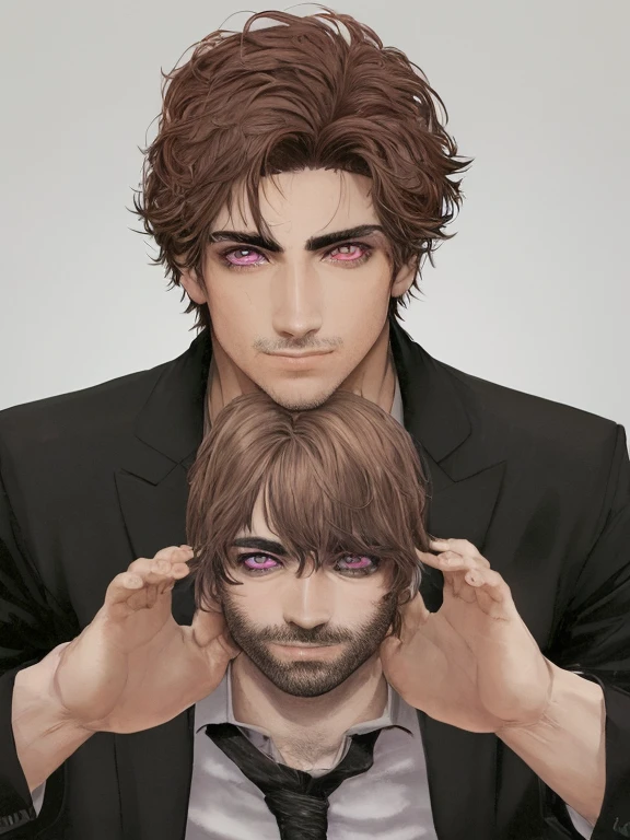 Ojos de hombre adulto