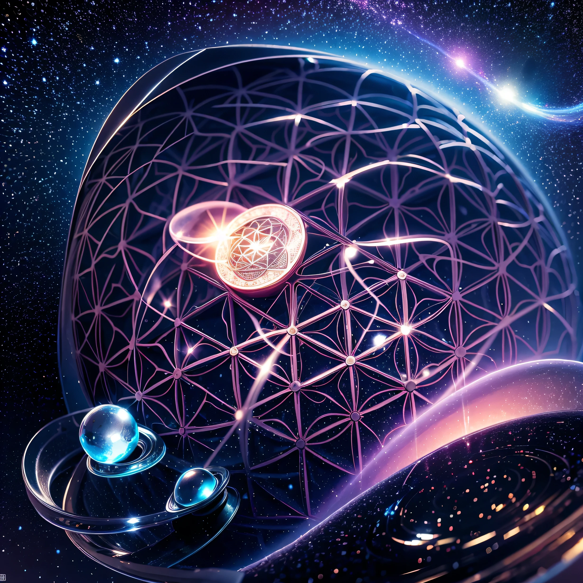 Highest image quality, ultra high definition, masterpiece, flower of life, Enlightenment, energy rising through all chakras,celestial being, light and shadow, particle light, particle special effects, Bioluminescence, beautiful romance, beautiful, dream highest quality, ultra high definition, masterpiece, exquisite CG, exquisite details, rich picture layers, beautiful, perfect details, best quality, highest image quality, high resolution, high definition, 16k, 8k, UHD, HDR, HD,--v5,--ar