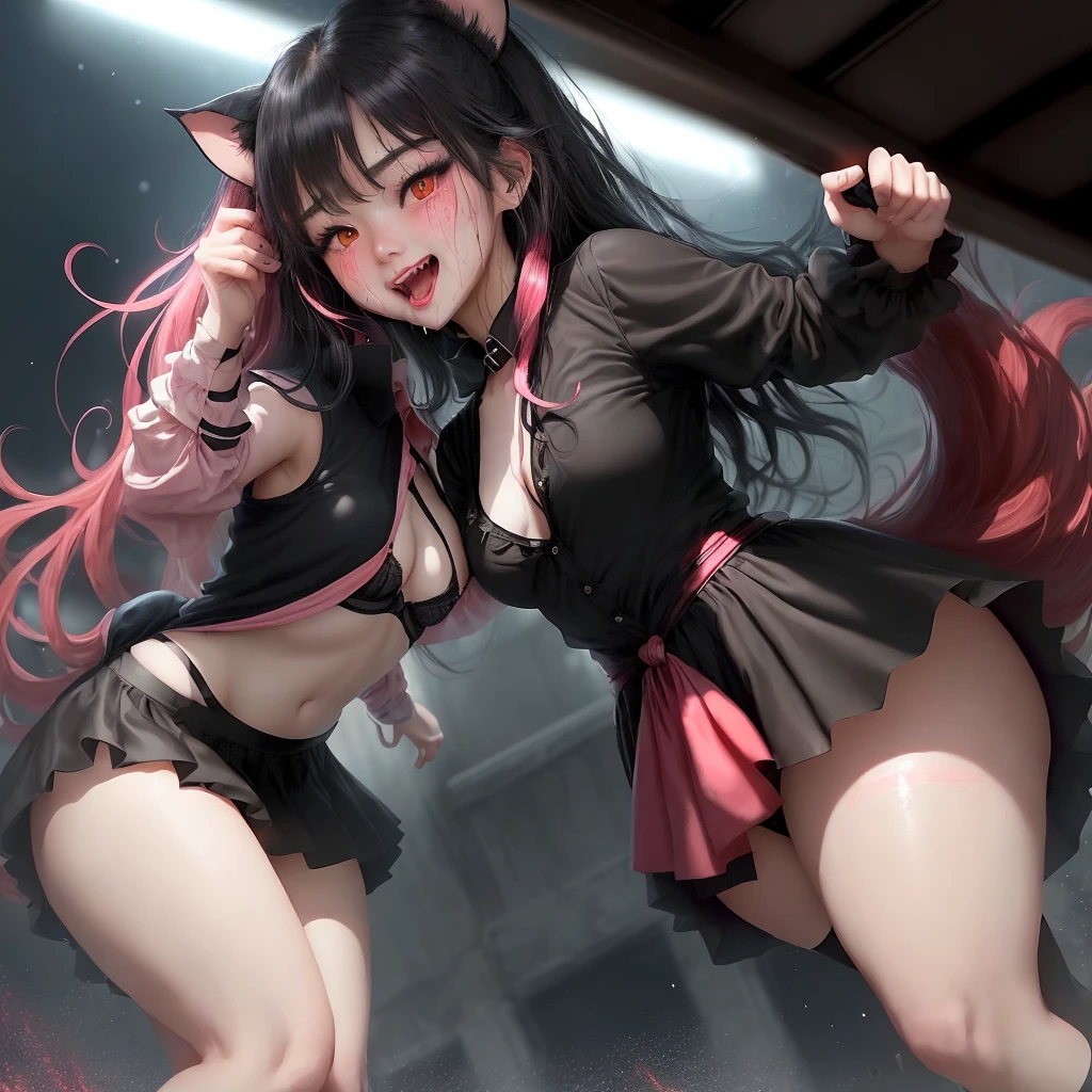 欲情したgirl, Gothic dress, Estrus girl, , Double tail, shirt, Thigh straps, Bag, Long sleeve, 黒いshirt、Torn Skirt。Black sexy lingerie、Light underwear、Inside the car、Night view、National Foundation, ,leave , Paizuli, (((call、intense、Sweat、Vulgar laughter、Narrow your eyes、Vulgar appearance、Black long hair、Double tailの髪、Red glitter eyeliner、Red Eyeshadow、heavy compensate、compensate、Fluorescent pink lipstick、compensate)))、Black long hair, Double tail、男にまたがるgirl、lean forward、((From the angle from below))、girl推倒男人、Cowboy shooting、Write、Feeling too much and holding your head、Slobber、Flooding of saliva、blush、Slobberを垂らしながら, Super sensitive body、God's milk、 J Cup、Instinctive behavior、Wool、The beauty of a masterpiece、 best body、Addictive sexual pleasure、Doom, 、、My cosmetics、Landmine girl、yandere girl、Menhera girl、girl、Oh sound、call panting、Drug addiction、aphrodisiac、