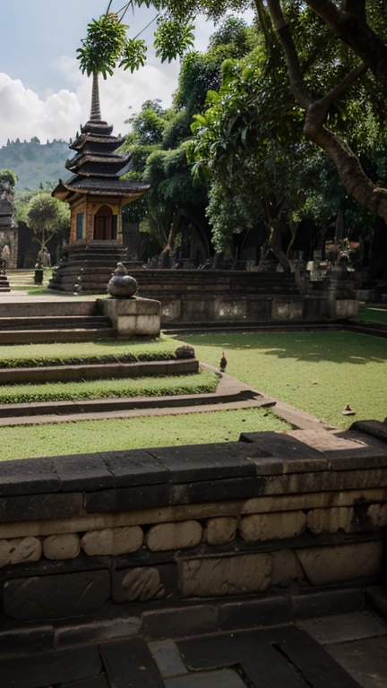 kingdom in Java Island with traditional civilization