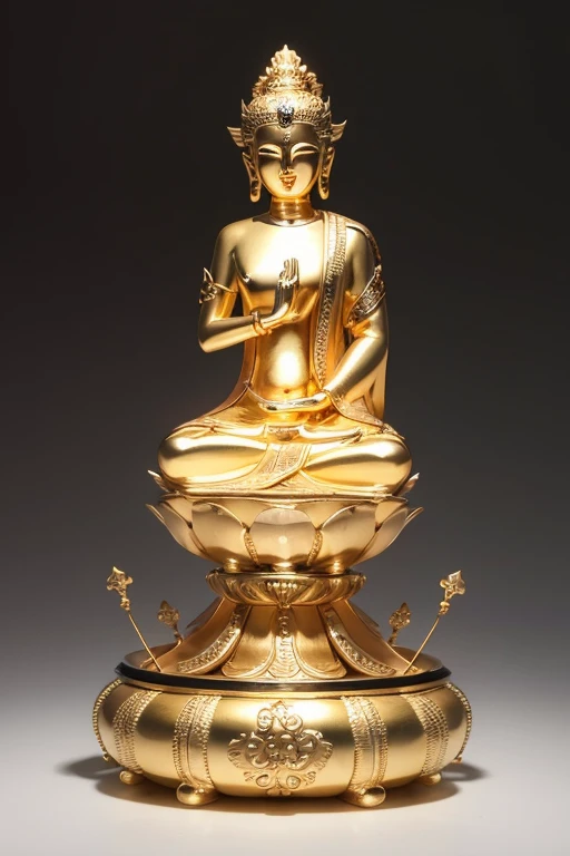 god秘, One Bodhisattva, ((Only one piece)), creation of heaven and earth, happiness, An Nian, worldly desires, Merit, Joys and sorrows, Sadness, pessimism, hungry ghost, none, god々しい女god, Shine a glow, seat, Sitting cross-legged, smile, (Full Body Shot:1.6), 