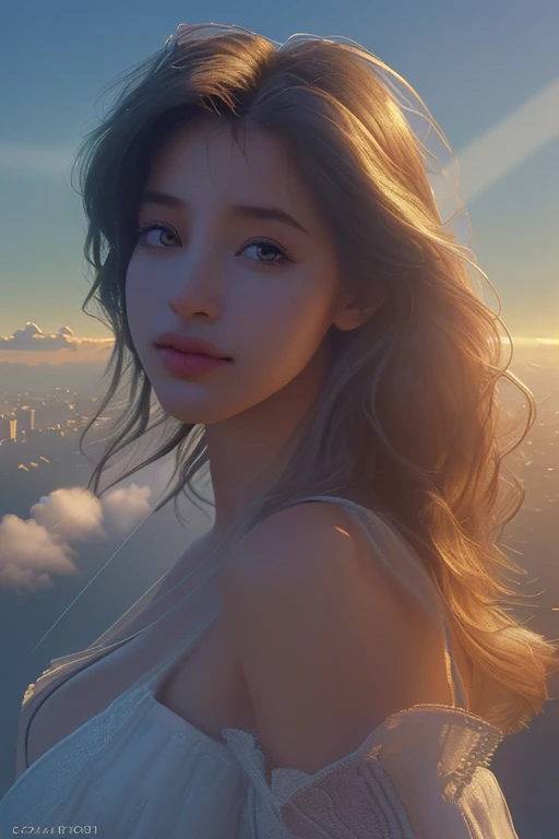 The Eiffel Tower standing tall above the clouds with rays of sunlight
(best quality,4k,8k,highres,masterpiece:1.2),ultra-detailed,(realistic,photorealistic,photo-realistic:1.37),
portrait-like rendition, vibrant colors, soft lighting, tranquil atmosphere