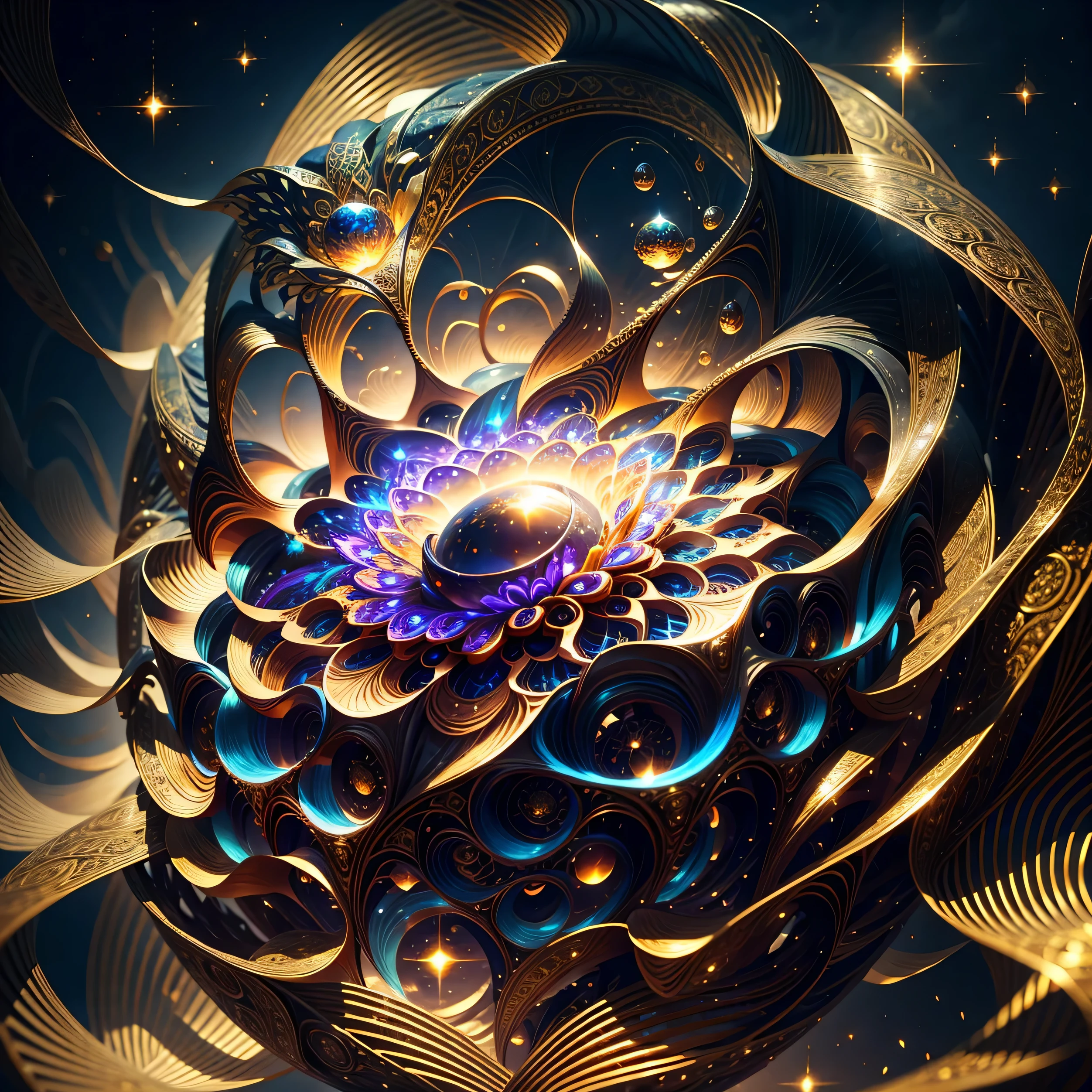 Highest image quality, ultra high definition, masterpiece, flower of life, Enlightenment, koy fish, golden dragon, beautiful lady, light and shadow, particle light, particle special effects, Bioluminescence, beautiful romance, beautiful, dream highest quality, ultra high definition, masterpiece, exquisite CG, exquisite details, rich picture layers, beautiful, perfect details, best quality, highest image quality, high resolution, high definition, 16k, 8k, UHD, HDR, HD,--v5,--ar