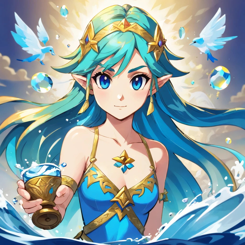 Ruler of Water Glasses woman