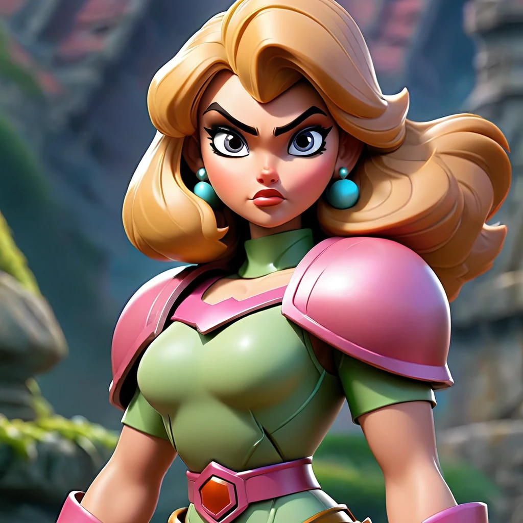 (Milana Aleksandrovna Vayntrub, age 25)  is a sexy villain in the He Man universe, she is leading an army of robots and monsters to assault Castle Grayskull