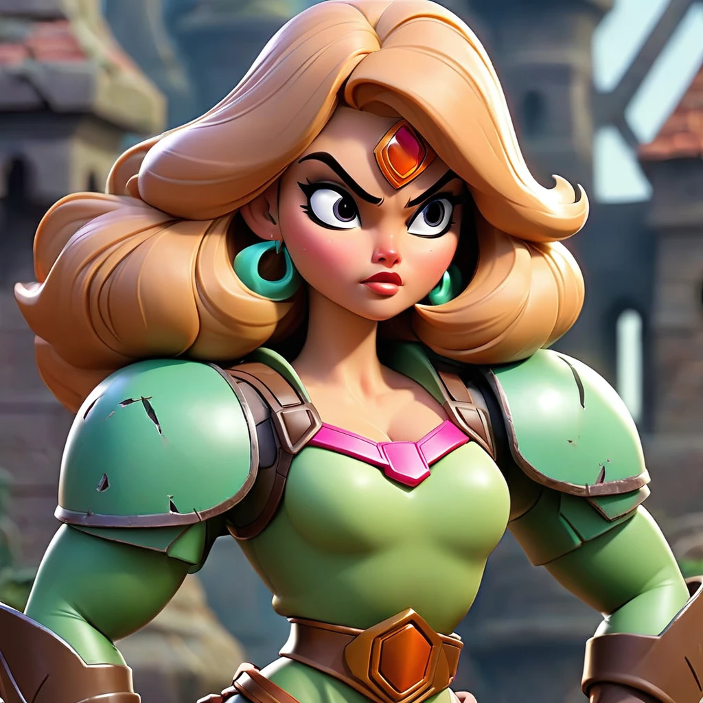 (Milana Aleksandrovna Vayntrub, age 25) is a sexy villain in the He Man universe, she is leading an army of robots and monsters to assault Castle Grayskull