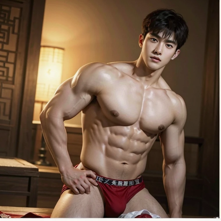 Chinese Men God, Mythology, Chinese odyssy, Handsome,, Topless, strong Muscles Athlete body, top up Frame, Sexy, Professional Lighting, , Chinese Heaven Background, Bulge Underneathe Underwear, naked Warrior , God of handsome, naked Male, , Seduce, Sex Appeals, Alafard man naked ,, muscular body, handsome, manly, inspirite by Zhang Han, Cai Xukun, Kim Do-young, Inspired by Bian Shoumin, Inspired by Xiao Yuncong, yihao ren, yanjun cheng, jinyiwei, inspired by Huang Gongwang, xintong chen, sexy body belt, wearing japanese string brief , long big dick masturbate, correct dick in good shape ,nice butts, bare butts, Tattoo chest, tattoo hands, tattoo arms, tattoo belly, clear studio light, night ancient chinese Buddhism temple background, detailed background, fantasy Chinese themed, the best resolution, 8k, Ultra fullHD, look at the viewer, catching eyes,