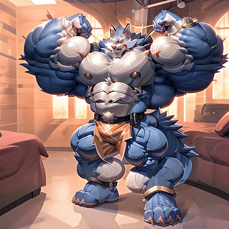 (masterpiece, best quality, detailed:1.2)
detailed full body, 8K,
freddy, wolf
muscular werewolf,
muscular!
Commission for High Res,
strong and imposing,
big muscle, large muscles,
big muscle (pecs, triceps, traps)
unusually developed muscular body,
body full of huge muscles.
showing off muscles,
pectorales enormes.
Exaggeratedly huge muscles.
Gigachad Muscular,