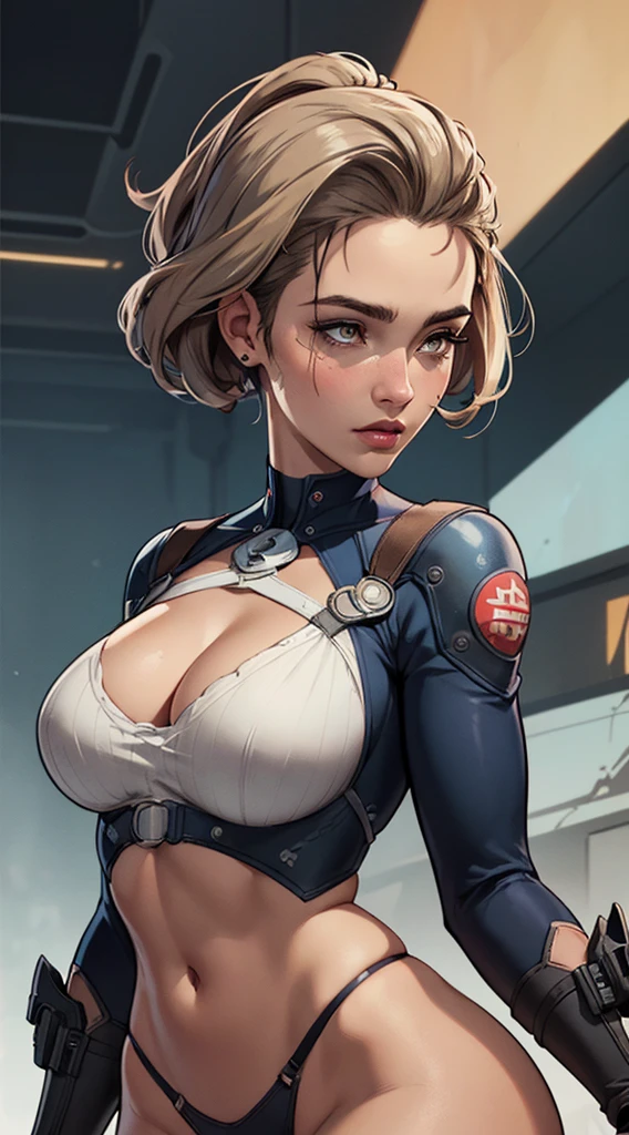 Personagem mulher estilo atompunk Fallout 4 cabelos pretos atriz Ella Purnell com marcas de guerras Imagem de desenho animado de uma mulher .Ilustracaoo estilo desenho animado, estilo de arte dos desenhos animados, estilo de arte dos desenhos animados, digital illustration style, estilo atompunk design de personagens altamente detalhado, arte digital detalhada coragem,atriz Ella Purnell com cabelo preto e corpo esguio Forest fan art, Design de cabelos pretos personagens de retrato, beautiful digital illustration, retrato de alta qualidade, Arte em quadrinhos, s . Olhos delineados, medium bust and wonderful sexy clothes. image expression of sexual desire from waist to head illustration atompunk style Fallout 4 The perspective is from below, enfatizando a majestade e o poder da Gigante."atriz Ella Purnell cabelos pretos