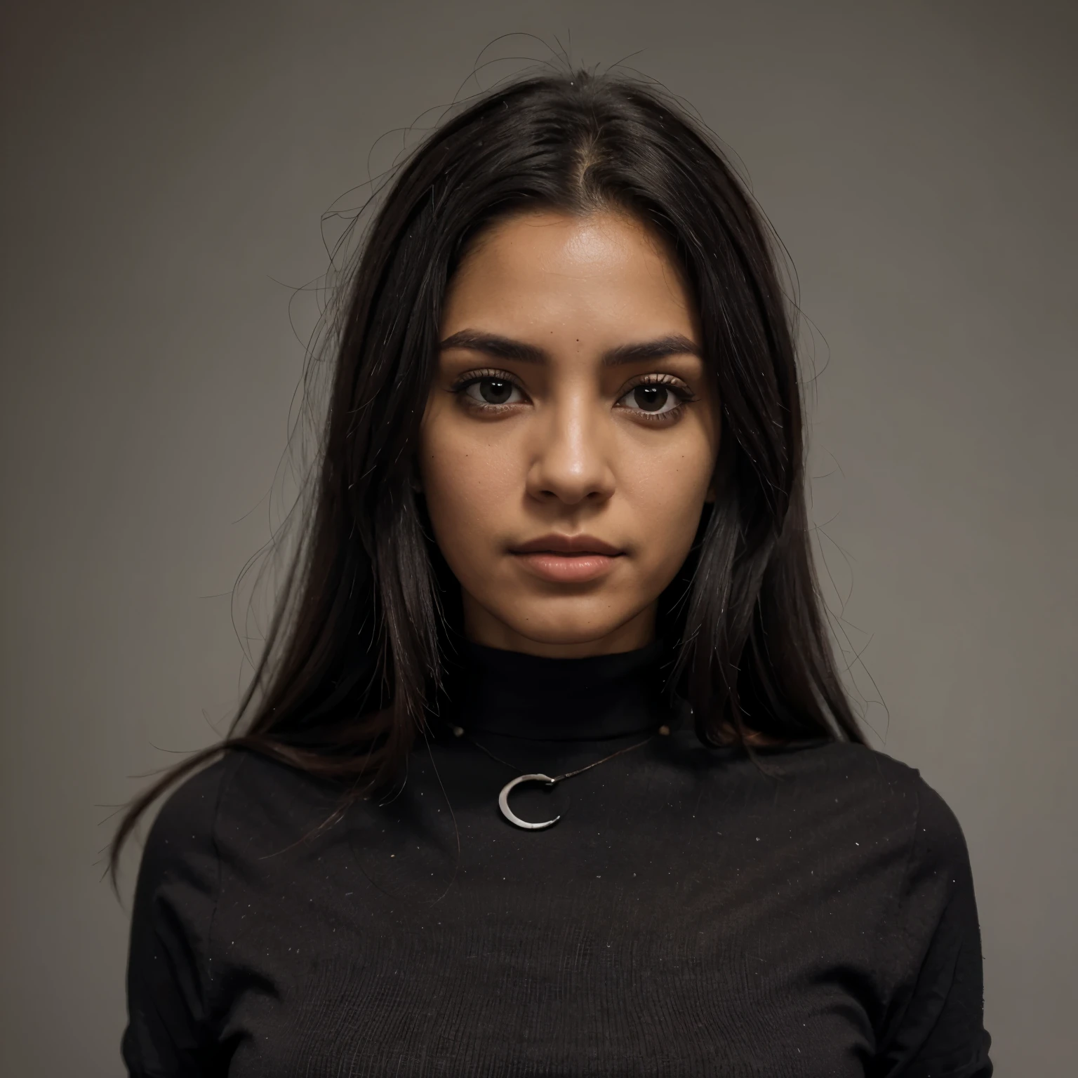 Pelo negro azulado, ojos bi color entee menegro y gris, altura 1,58,mujer , cuerpo esbelta, ropa de heroe
