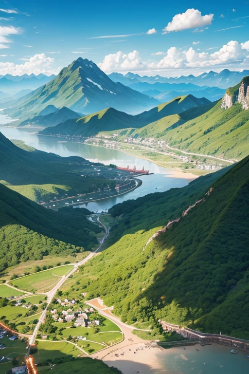 Light boats have crossed ten thousand heavy mountains, ancient China