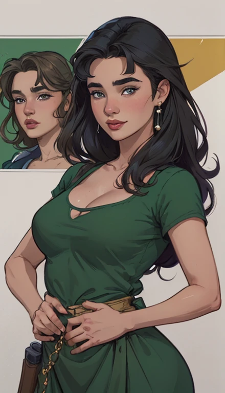 estilo de GTA desenho animado:1.2), Tinker Bell um close up de uma mulher em um vestido verde com uma espada, extremamente detalhado , Wlop Ross sorteios, sedutor elfo princesa cavaleiro, Focado, garota de armadura, girl of the zodiac knights, style Digital illustration cartoon style GTA style girl Our, uma guerreira loira sexy, uma guerreira loira esmeralda, Nosso, Ross Empates 1. 0, modelo uniforme |Cute detailed GTA style cartoon style digital illustration, design de personagem retrato, beautiful digital illustration, retrato de alta qualidade, arte em quadrinhos, retrato do design do personagem, without clothes and medium breasts cartoon style dressed female character Tinker Bell smile and six small medium portrait mode waist up with lots of gold around other precious stones portrait mode waist up queen of the south Jennifer Connelly Scenario GTA dominatrix gold coins chest with jewels with her boyfriend military style black bearded man armed with a close-up of a woman in a green dress with a sword, extremamente detalhado , Wlop Ross sorteios, sedutor elfo princesa cavaleiro, Focado, garota de armadura, girl of the zodiac knights, style Digital illustration cartoon style GTA style girl Our, uma guerreira loira sexy, uma guerreira loira esmeralda, Nosso, Ross Empates 1. 0, modelo uniforme |GTA style cartoon style digital illustration Cartoon style female character Digital art style illustration Cartoon image of a woman .Ilustra??o estilo desenho animado, estilo de arte dos desenhos animados, Ella Purnel lestilo Cartoon style digital illustration artgerm style cartoon art style, digital illustration style, design de personagens altamente detalhado, arte digital detalhada coragem, Forest fan art, Design de personagens de retrato, beautiful digital illustration, retrato de alta qualidade, Arte em quadrinhos, mulher jovem cabelo com transas lindas . Lindos olhos deline