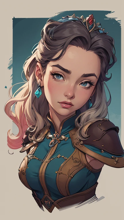 Personagem mulher estilo atompunk Fiona rainha Anna de Arendelle com marcas de guerras Imagem de desenho animado de uma mulher .Ilustra??o estilo desenho animado, estilo de arte dos desenhos animados, estilo de arte dos desenhos animados, digital illustration style, estilo atompunk design de personagens altamente detalhado, arte digital detalhada coragem, Forest fan art, Design de personagens de retrato, beautiful digital illustration, retrato de alta qualidade, Arte em quadrinhos, mulher jovem cabelo com transas lindas . Queen Anna of ArendelleBeautiful lined eyes Medium large bust and wonderful sexy clothes. image expression of sexual desire from waist to head illustration Queen Anne of Arendelle atompunk style Fallout 4 style pose playboy magazine