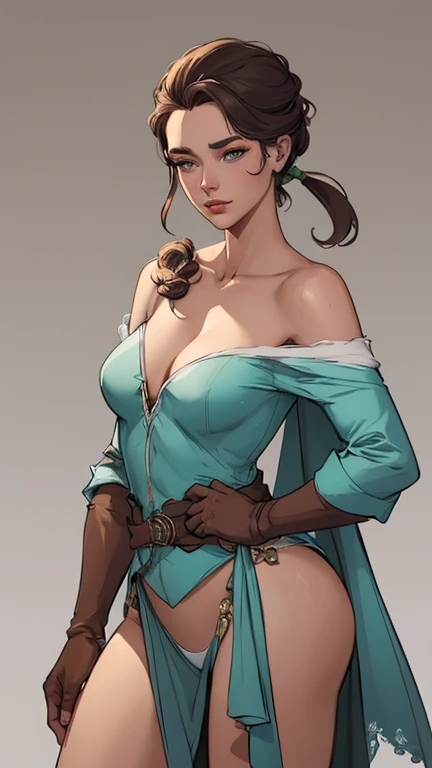 Personagem mulher estilo atompunk Fiona rainha Anna de Arendelle com marcas de guerras Imagem de desenho animado de uma mulher .Ilustra??o estilo desenho animado, estilo de arte dos desenhos animados, estilo de arte dos desenhos animados, digital illustration style, estilo atompunk design de personagens altamente detalhado, arte digital detalhada coragem, Forest fan art, Design de personagens de retrato, beautiful digital illustration, retrato de alta qualidade, Arte em quadrinhos, mulher jovem cabelo com transas lindas . Queen Anna of ArendelleBeautiful lined eyes Medium large bust and wonderful sexy clothes. image expression of sexual desire from waist to head illustration Queen Anne of Arendelle atompunk style Fallout 4 style pose playboy magazine