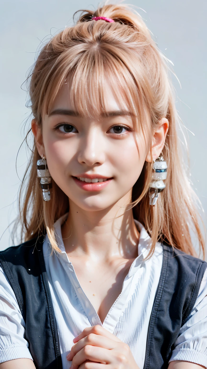 (masterpiece, highest quality:1.2), (8K Ultra HD, 16k, 32k, Ultra-high resolution), (Realistic:1.37), (RAW Photos), Ultimately realistic, Ultimately realistic details, Ultimately realistic texture, Ultimate in exquisite detail, Ultimately realistic lighting, Ultimately realistic shadow, Japanese Girls, Extremely cute face, Ultimate RAW Skin, Ultimately realistic eyes, (mechanical:1.4), (armor), whole body, Wide Shot