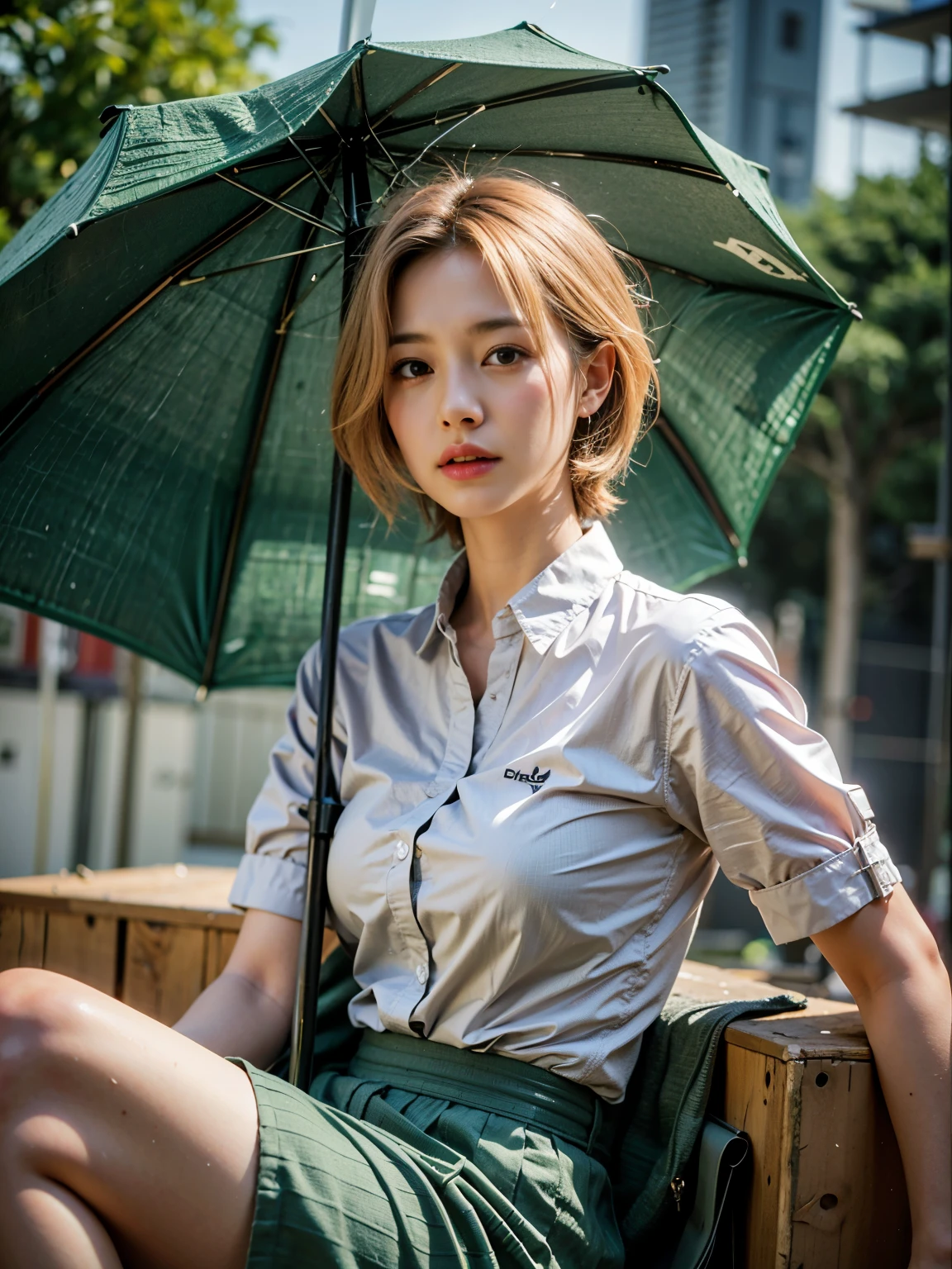 (masterpiece, highest quality:1.2), (8K Ultra HD, 16k, 32k, Ultra-high resolution), (Realistic:1.37), (RAW Photos), Ultimately realistic, Ultimately realistic details, Ultimately realistic texture, Ultimate in exquisite detail, Ultimately realistic lighting, Ultimately realistic shadow, Japanese Girls, Extremely cute face, Ultimate RAW Skin, Ultimately realistic eyes, (mechanical:1.4), (armor), whole body, Wide Shot