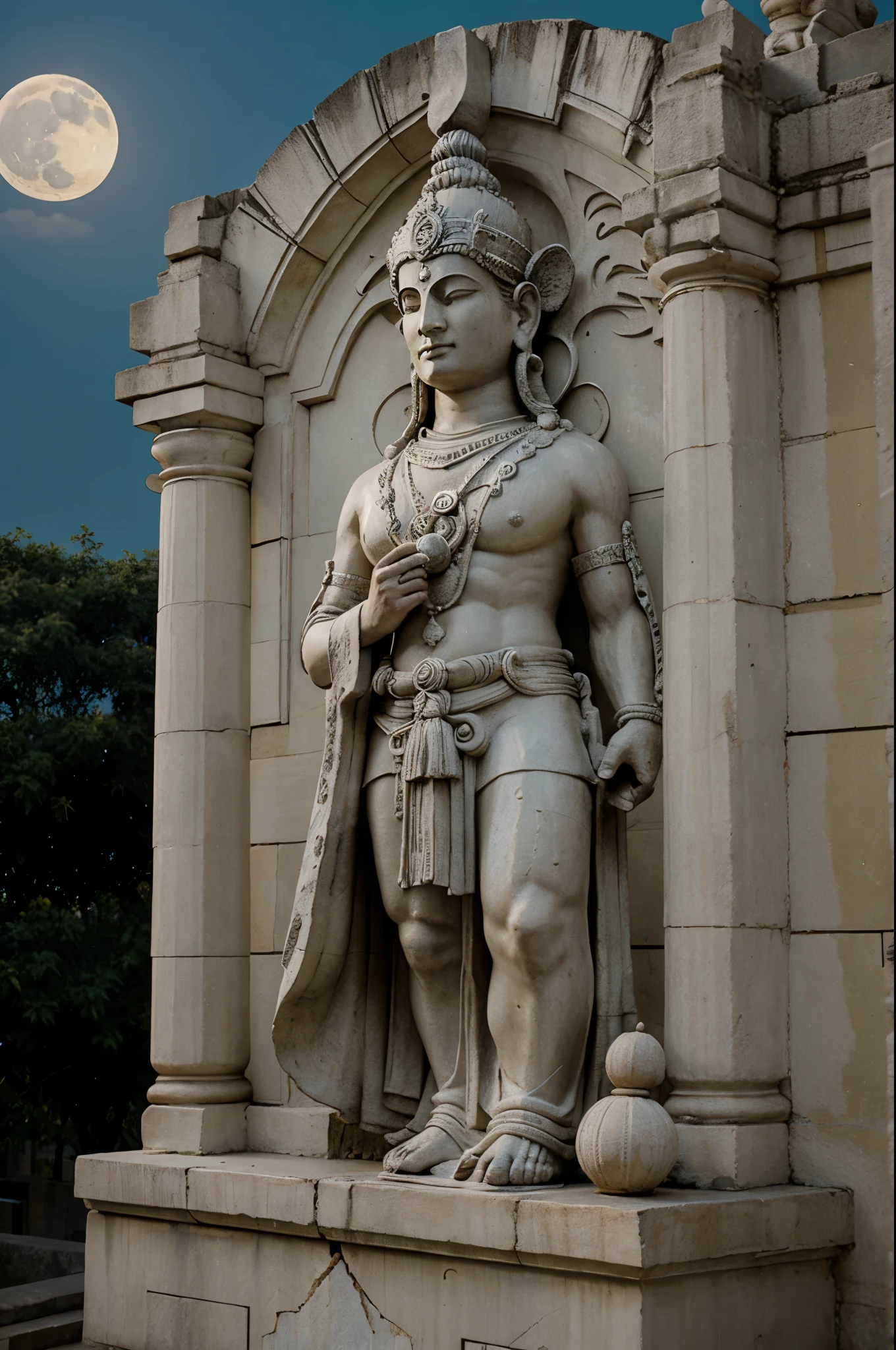 Moon god hindu