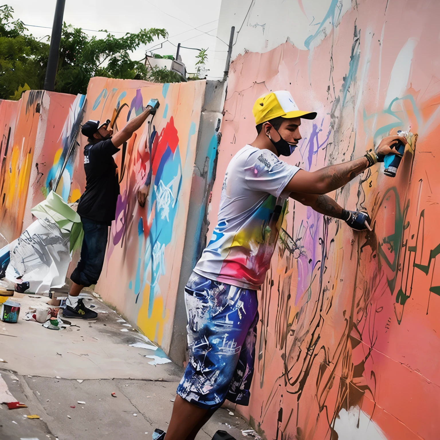 grafite artists spray paint a parede with spray paint and spray can, tinta grafitti, grafite painting, splashed with grafite art, grafite on paredes, grafite style, grafite paint, grafites, grafite, grafite art, grafite art style, Location ( favela _ parede ), Arte em spray, grafite, grafite street art, arte do grafite, grafite buff