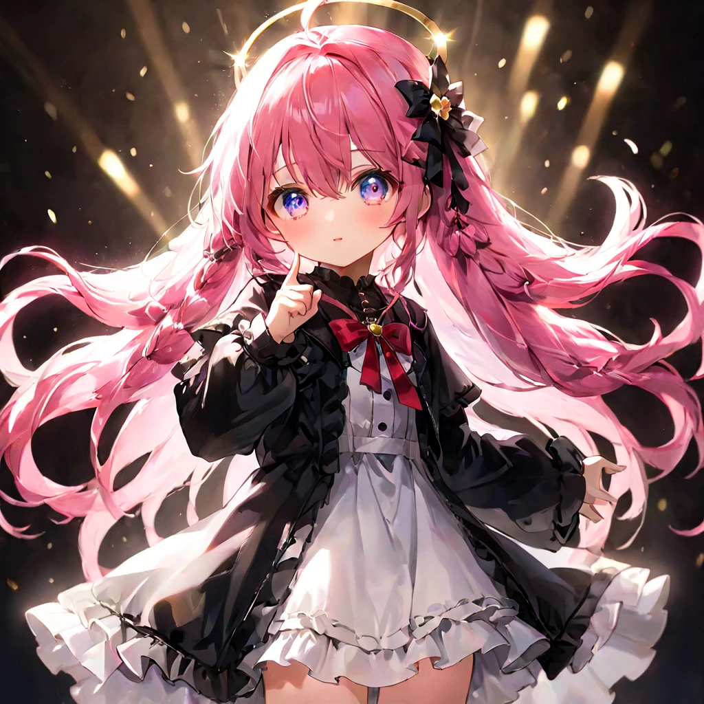 (純whiteの背景:1.8)、animeスタイル、A girl dressed in an idol costume、whole body、whole bodyポートレート、Mob Chara、Big eyed characters、Retro pattern、複雑なdetailed、High resolution、Vintage Style。 :4 --niji 6 --s 1000 --style raw,((Figures、Reward 8k))、(highest quality、masterpiece、High resolution、detailed)、animeスタイル、Flat Style、BREAK、pink、white、Flat Shading、Ultra-fine、Eye-colored lighting、Delicate and beautiful face、(The Shining)、Best Writing、Best Shadow、High chroma、Dynamic Angle、萌えanime公式アート、anime、Loose charactereiden Dolls