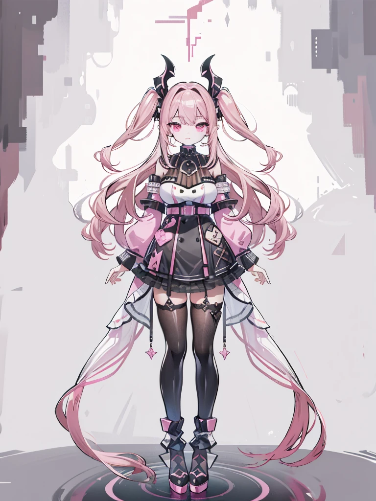 1 Girl, Dark pink hair, Long bangs, Black Corner, Pink Eyes, Long and short hair backwards, Black latex bodysuit, concept, vtuber, character concept art, original characters, Model VTUBER, Vtuber whole body, VTuber model, style of, Art style, Laura, wlsdnjs950, Use it_, masterpiece, Perfect symmetry