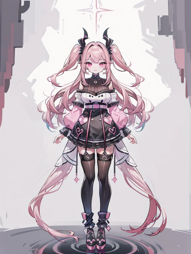 1 Girl, Dark pink hair, Long bangs, Black Corner, Pink Eyes, Long and short hair backwards, Black latex bodysuit, concept, vtuber, character concept art, original characters, Model VTUBER, Vtuber whole body, VTuber model, style of, Art style, Laura, wlsdnjs950, Use it_, masterpiece, Perfect symmetry