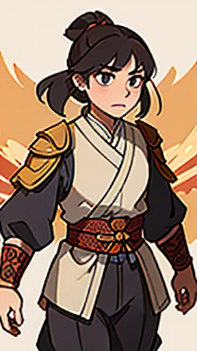 (walking)、Three Kingdoms in ancient Chinese armor、Ancient Chinese man with topknot