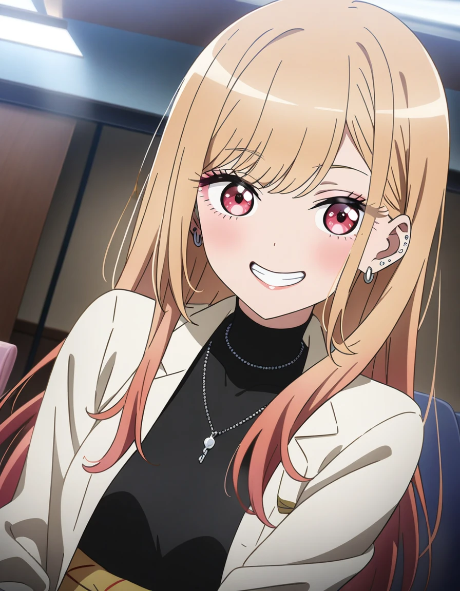 1girl, kitagawa marin, sono bisque doll wa koi wo suru, anime artwork, anime style, key visual, vibrant, studio anime, highly detailed, looking at viewer, smile , masterpiece, best quality, very aesthetic, absurdres