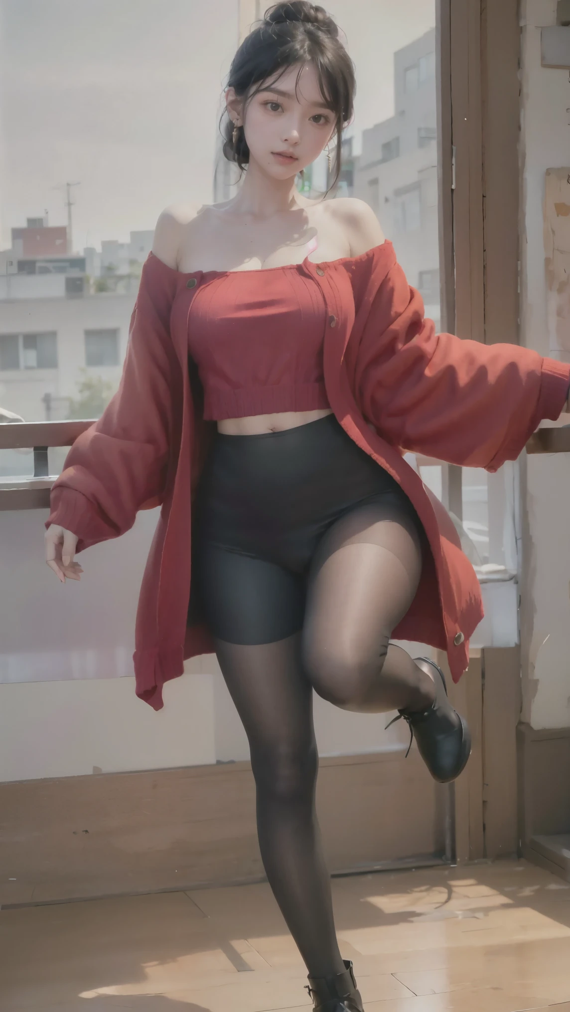 anatomically correct:2,(masterpiece, best quality:1.2), 1girl, solo,yor,fullbody,dance