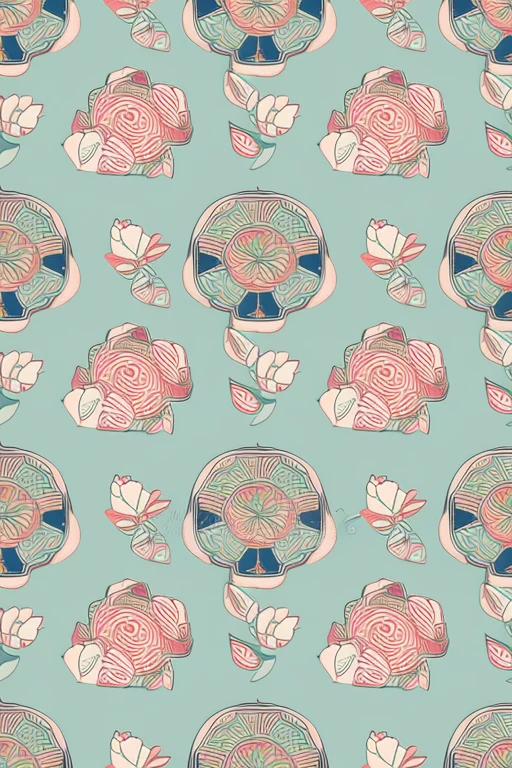 Chinese pattern An illustration