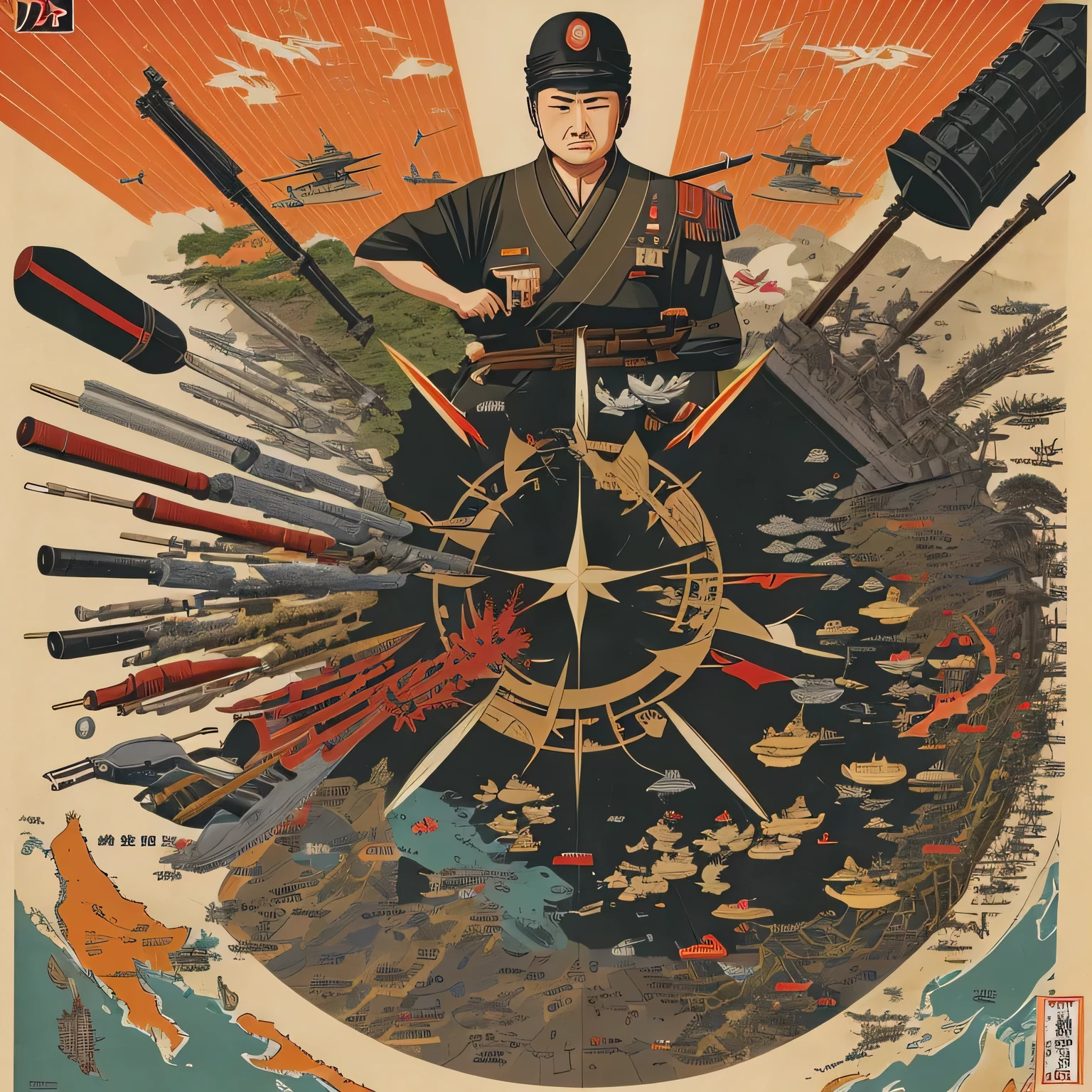 Huge weapons、Greater East Asia Co-Prosperity Sphere、fascism、Empire of Japan、